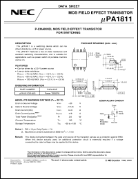 UPA1811GR-9JG datasheet: Signal MOSFET 8-pin TSSOP -20V/4.0A UPA1811GR-9JG