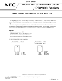 UPC2903HB datasheet: Low saturation three-terminal positive output voltage stabilization power supply UPC2903HB