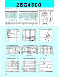 2SC4300 datasheet: Transistor For Switch Mode Power Supply 2SC4300