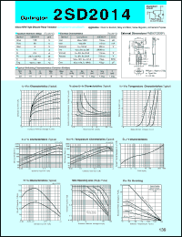 2SD2014 datasheet: Transistor For General Purpose 2SD2014