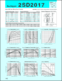 2SD2017 datasheet: Transistor For General Purpose 2SD2017