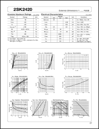 2SK2420 datasheet: MOS FET 2SK2420