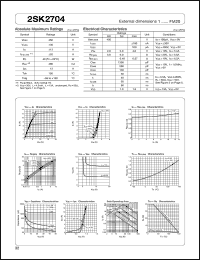 2SK2704 datasheet: MOS FET 2SK2704