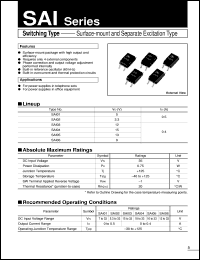 SAI05 datasheet: Surface mount Switching Regulator IC SAI05