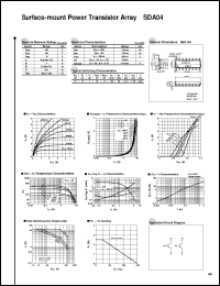 SDA04 datasheet: Surface Mount Transistor Array For Source Drive SDA04