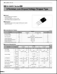 SI-3052V datasheet: Linear Regulator IC SI-3052V