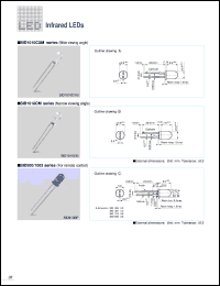 SID1K10CM datasheet: Infrared LED SID1K10CM