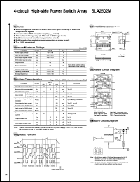 SLA2502M datasheet: High-Side Power Switch Array SLA2502M