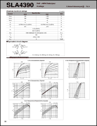 SLA4390 datasheet: Transistor Array For Motor Drive SLA4390