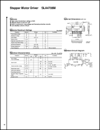 SLA4708M datasheet: Stepper Motor Driver SLA4708M