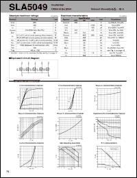 SLA5049 datasheet: MOS FET Array For Sink Drive SLA5049