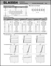 SLA5054 datasheet: MOS FET Array For Sink Drive SLA5054