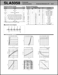 SLA5058 datasheet: MOS FET Array For Sink Drive SLA5058