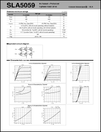 SLA5059 datasheet: Transistor Array For Motor Drive SLA5059