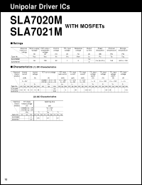 SLA7020M datasheet: PWM Unipolar Stepper Motor Driver IC SLA7020M