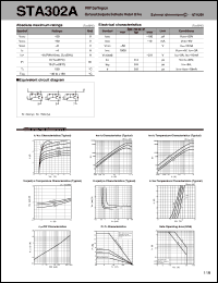 STA302A datasheet: Transistor Array For Source Drive STA302A