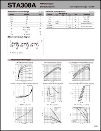 STA308A datasheet: Transistor Array For Source Drive STA308A