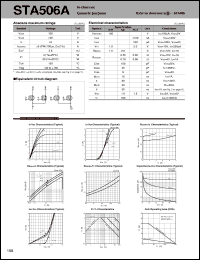 STA506A datasheet: MOS FET Array For Sink Drive STA506A