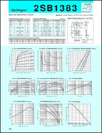 2SB1383 datasheet: Transistor For General Purpose 2SB1383