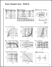 STA461C datasheet: Transistor Array For Sink Drive STA461C