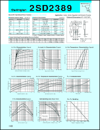 2SD2389 datasheet: Transistor For Power Amplifier 2SD2389