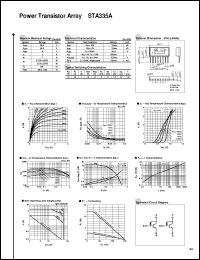 STA335A datasheet: Transistor Array For Sink Drive STA335A