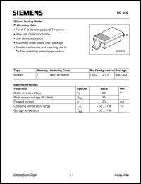 BB669 datasheet: Silicon tuning diode BB669