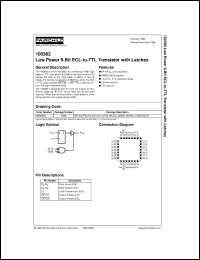 100393QCX datasheet:  Low Power 9-Bit ECL-to-TTL Translator with Latches 100393QCX