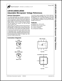 LM385BZ datasheet: Adjustable Micropower Voltage Reference LM385BZ