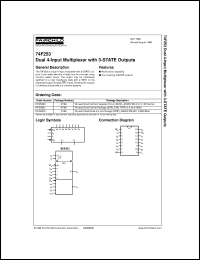 74F253SCX datasheet:  Dual 4-Bit Multiplexer with 3-STATE Outputs 74F253SCX