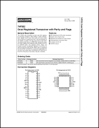 74F552QC datasheet:  Octal Registered Transceiver with Parity and Flags 74F552QC