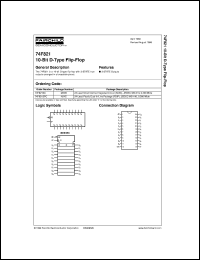 74F821SCX datasheet:  10-Bit D-Type Flip-Flop 74F821SCX