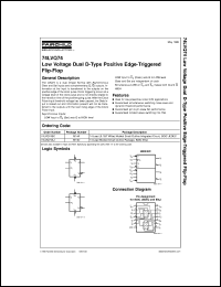 74LVQ74SC datasheet:  Low Voltage Dual D-Type Positive Edge-Triggered Flip-Flop 74LVQ74SC