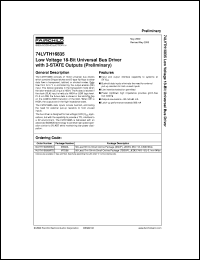 74LVTH16835MEA datasheet:  Low Voltage 18-Bit Universal Bus Driver with 3-STATE Outputs (Preliminary) [Advanced] 74LVTH16835MEA