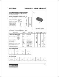 BC817 datasheet:  NPN Epitaxial Silicon Transistor BC817