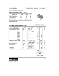 BCW61A datasheet:  PNP Epitaxial Silicon Transistor BCW61A