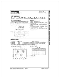 DM74ALS03BMX datasheet:  Quad 2-Input NAND Gates with Open Collector Outputs DM74ALS03BMX
