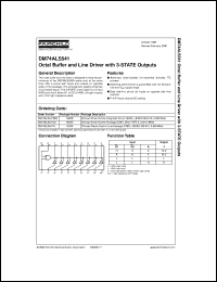 DM74ALS541WM datasheet:  Octal Buffers and Line Drivers with 3-STATE Outputs DM74ALS541WM