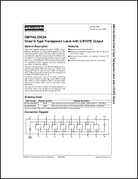 DM74ALS563AWMX datasheet:  Octal D-Type Transparent Latch with 3-STATE Output DM74ALS563AWMX