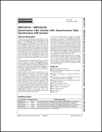 DM74AS163M datasheet:  Synchronous 4-Bit Binary Counter with Asynchronous Clear DM74AS163M