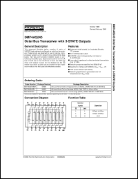 DM74AS245WM datasheet:  Octal 3-STATE Bus Transceivers DM74AS245WM