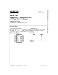 DM74LS266N datasheet:  Quad 2-Input Exclusive NOR Gate with Open Collector Outputs DM74LS266N