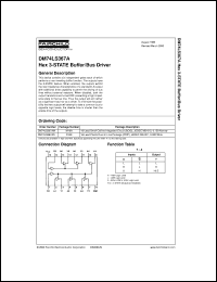 DM74LS367AM datasheet:  Hex 3-STATE Buffer/Bus Driver DM74LS367AM