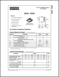 ES3A datasheet:  3.0 Ampere Superfast Rectifiers ES3A