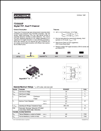 FDC6302P datasheet:  Digital FET, Dual P-Channel FDC6302P