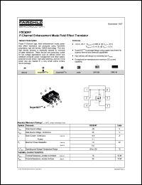 FDC634P datasheet:  P-Channel Enhancement Mode Field Effect Transistor FDC634P