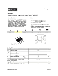 FDC658P datasheet:  Single P-Channel Logic Level PowerTrench® MOSFET FDC658P