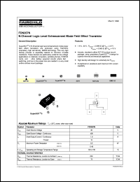 FDN357N datasheet:  N-Channel Logic Level Enhancement Mode Field Effect Transistor FDN357N