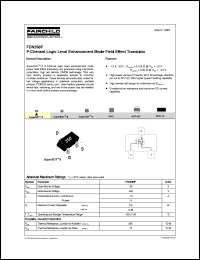 FDN358P datasheet:  P-Channel Logic Level Enhancement Mode Field Effect Transistor FDN358P
