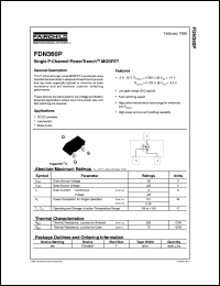 FDN360P datasheet:  Single P-Channel PowerTrench® MOSFET FDN360P